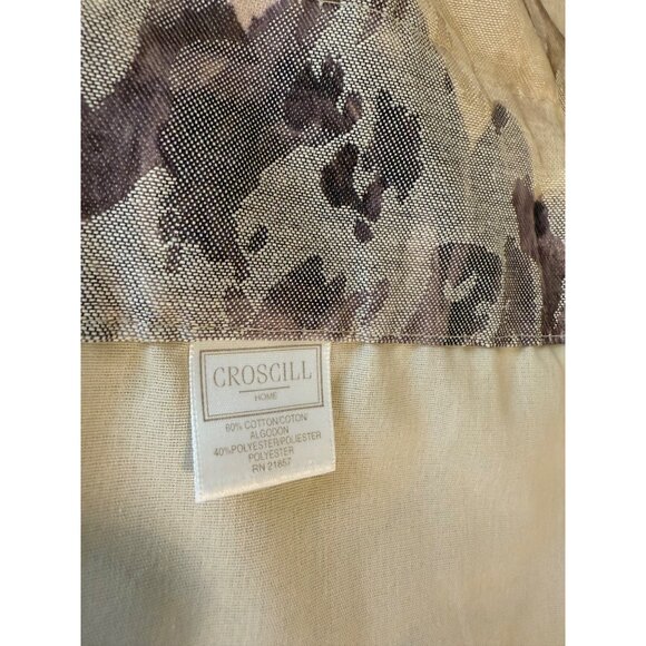 3 Croscill Purple chambord Ascot Valances w tassel 38 by 23 Cottage core Read - Picture 2 of 16